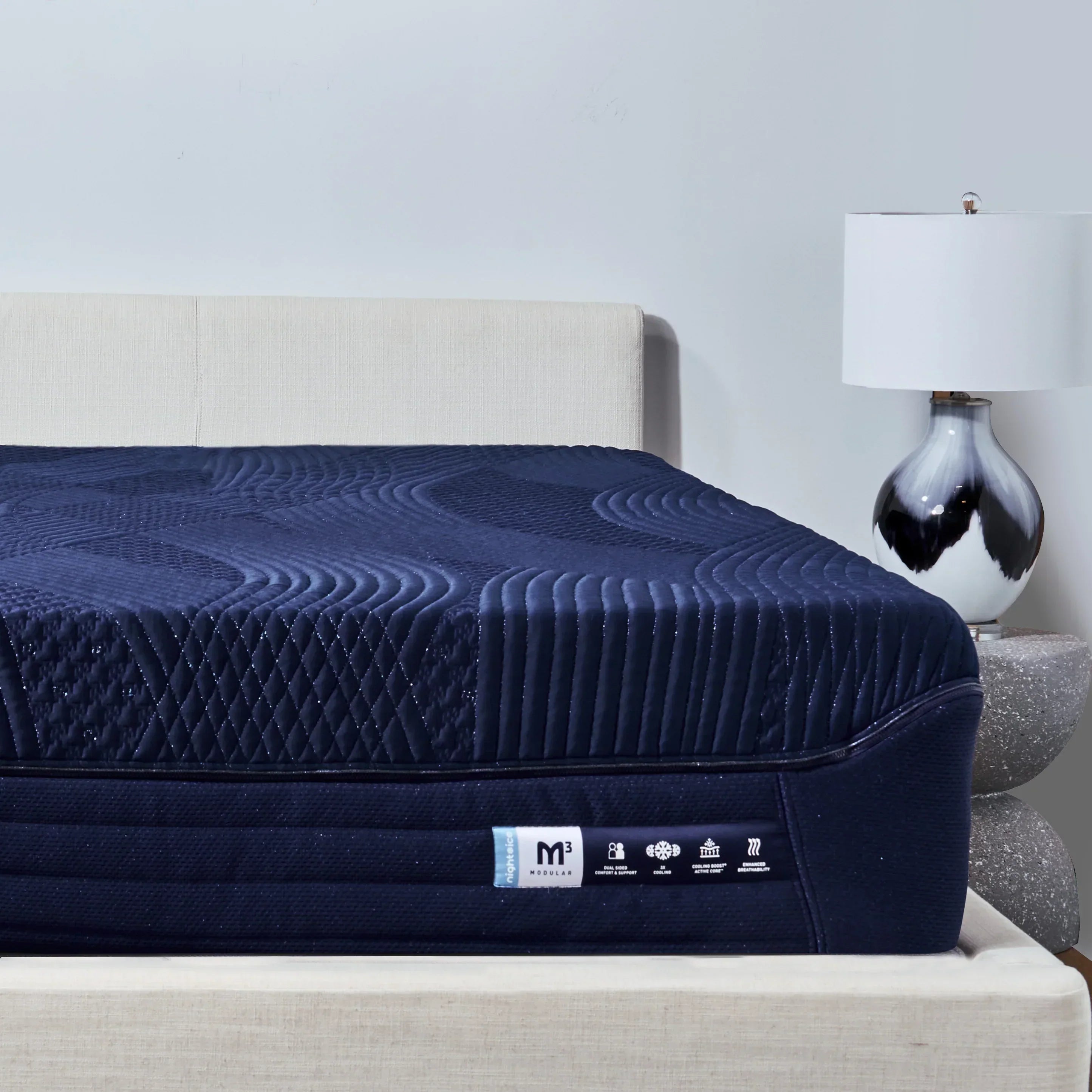 Bedgear M3 Night Ice Performance® Mattress - Modular Hybrid with Dual-Sided Cooling