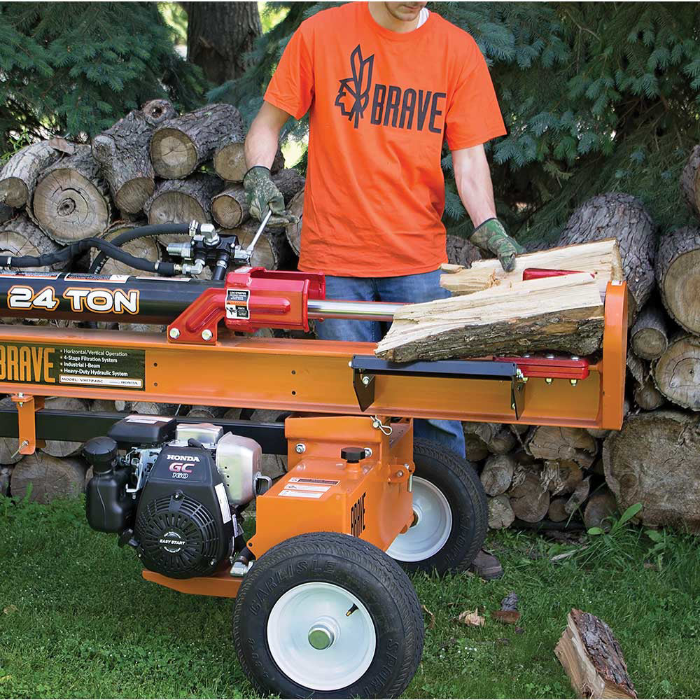 Brave 24 Ton Horizontal / Vertical Log Splitter (VH1724GC)