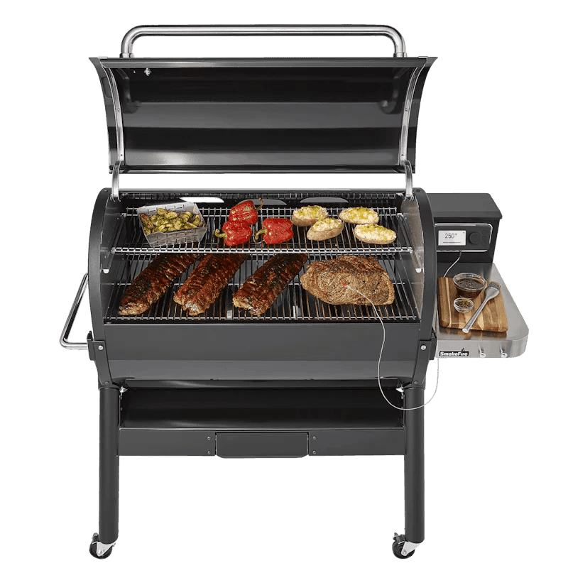 Weber SmokeFire EX6 Wood Fired Pellet Grill – Black