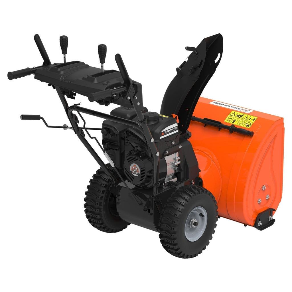 Yard Force Dual-Stage Snow Blower 24″ Gas Powered 212cc Engine New Canada Only