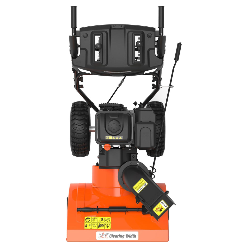 Yard Force Dual-Stage Snow Blower 24″ Gas Powered 212cc Engine New Canada Only