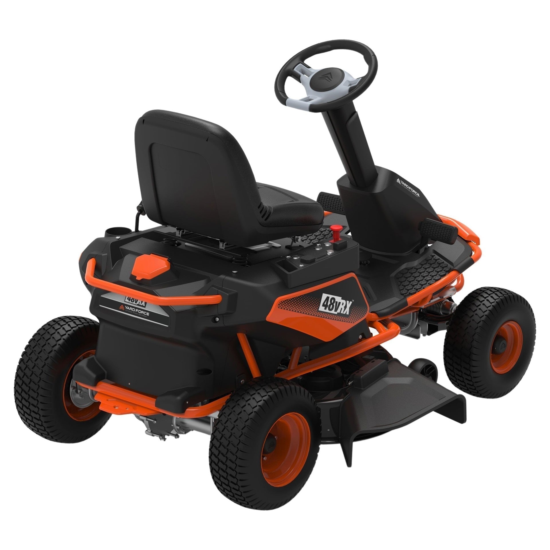 Yard Force YF48VRX Riding Lawn Mower 38″ Twin Blade Battery Powered 48V New