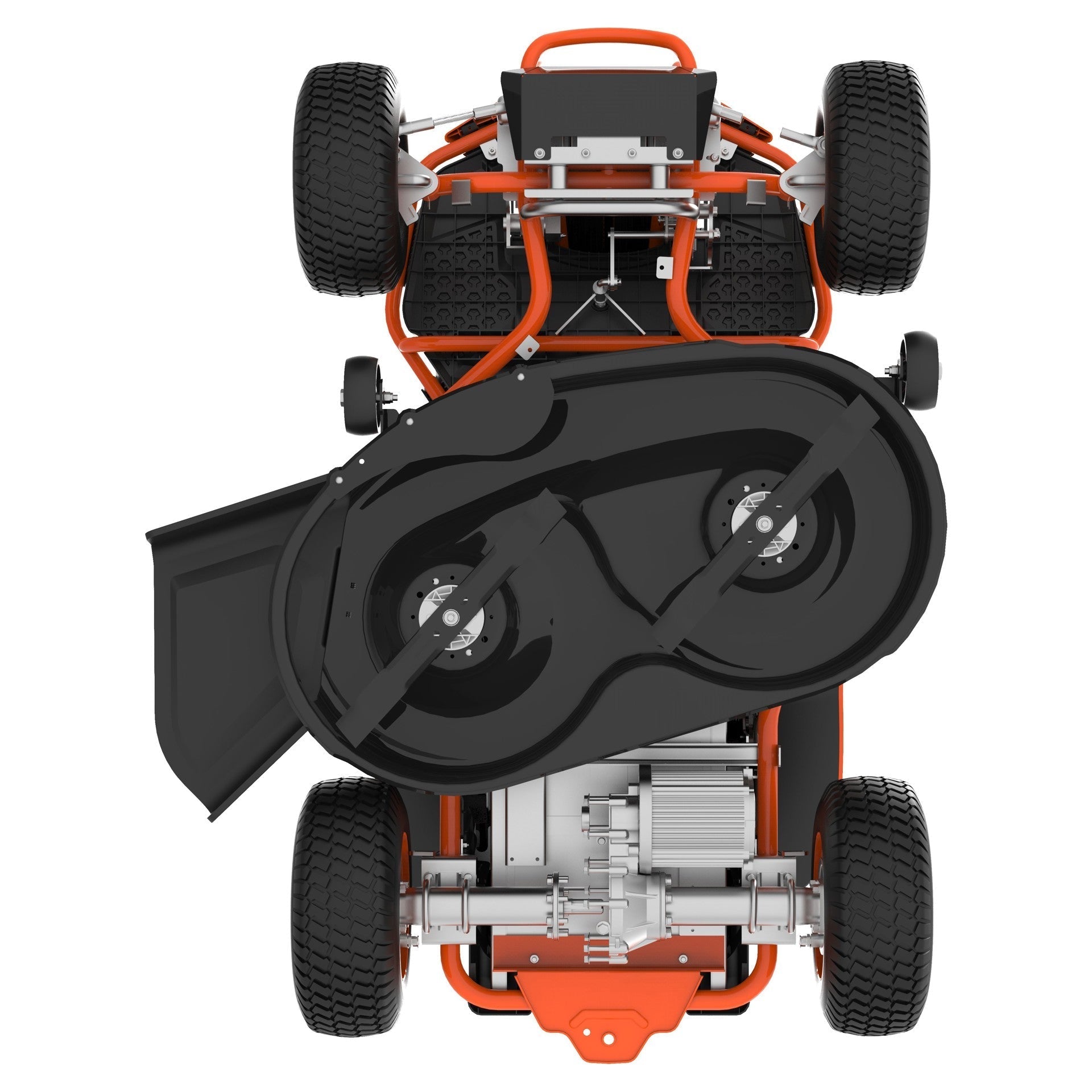 Yard Force YF48VRX Riding Lawn Mower 38″ Twin Blade Battery Powered 48V New