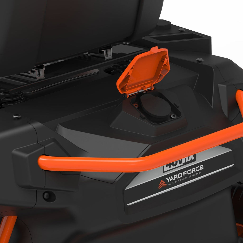 Yard Force YF48VRX Riding Lawn Mower 38″ Twin Blade Battery Powered 48V New