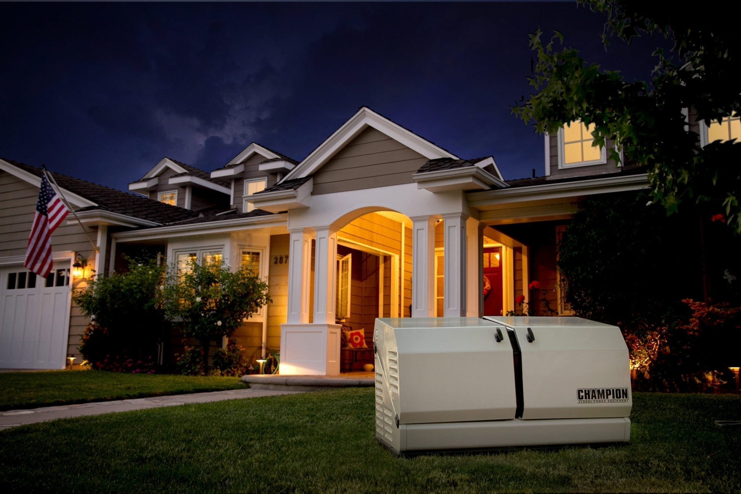 Champion 14-kW aXis Home Standby Generator with 200-Amp Whole House Switch (CA)