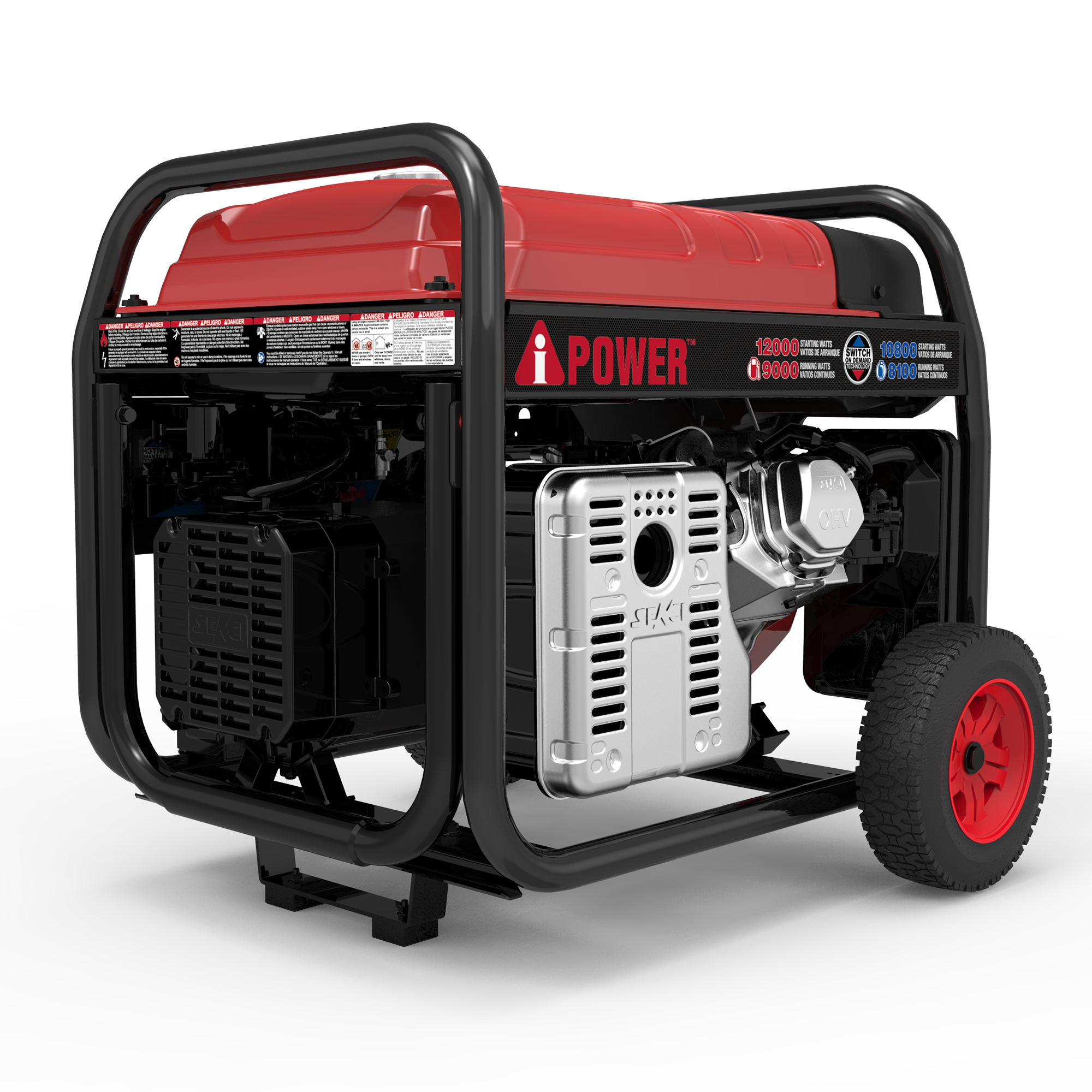 SUA12000ED – 12000 Watt<br> Dual Fuel Portable Generator