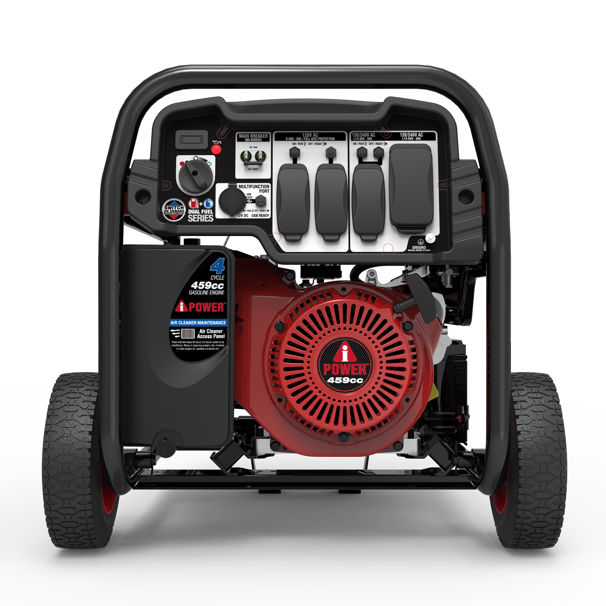 SUA12000ED – 12000 Watt<br> Dual Fuel Portable Generator