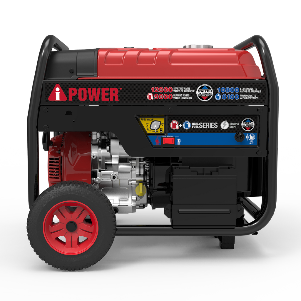 SUA12000ED – 12000 Watt<br> Dual Fuel Portable Generator
