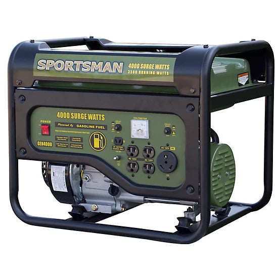 Sportsman 4,000/3,500-Watt Gasoline Powered Portable Generator