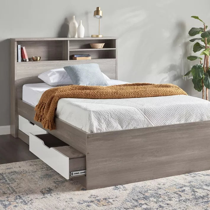 Jamie Single Bed with Storage - 120x200 cm