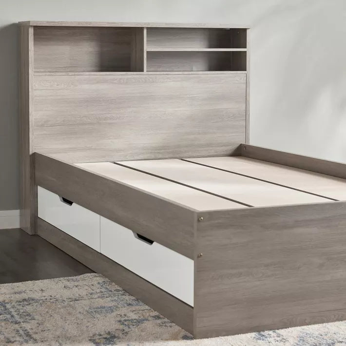 Jamie Single Bed with Storage - 120x200 cm