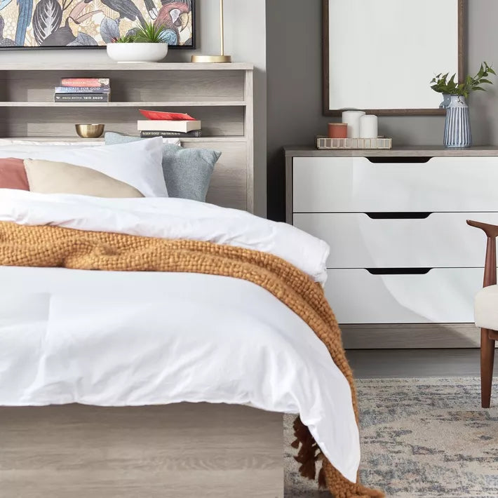 Jamie Single Bed with Storage - 120x200 cm