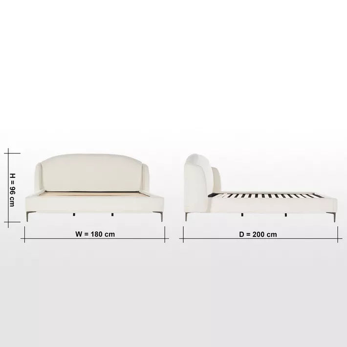Qamar King Bed - 180x200 cm