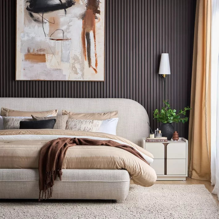Nordic French Queen Bed - 160x200 cm