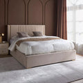 Qubba King Bed with Hydraulic Storage - 180x200 cm