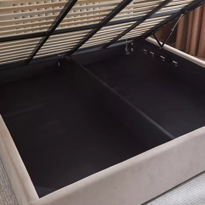 Qubba King Bed with Hydraulic Storage - 180x200 cm