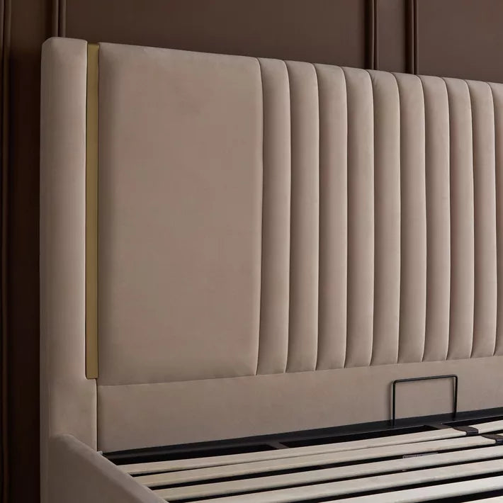 Qubba King Bed with Hydraulic Storage - 180x200 cm