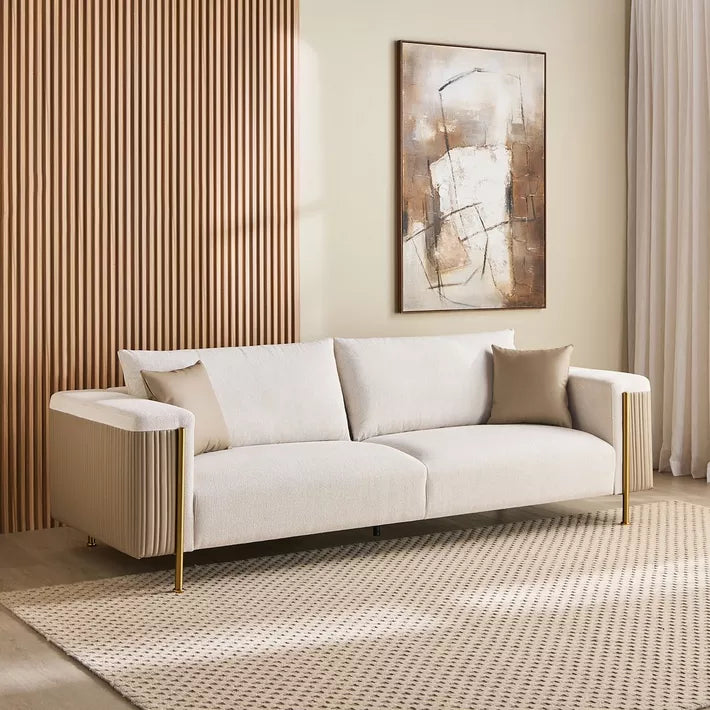 Allecia 4-Seater Fabric Sofa