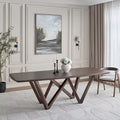 Edmonton 8-Seater Wooden Top Dining Table