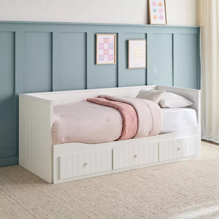Taylor Extendable Daybed with Mattress and Storage - 80-160x200 cm