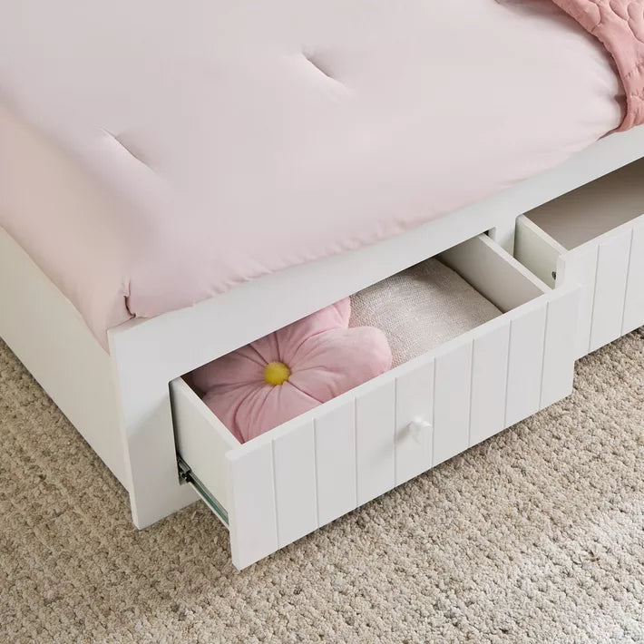 Taylor Extendable Daybed with Mattress and Storage - 80-160x200 cm