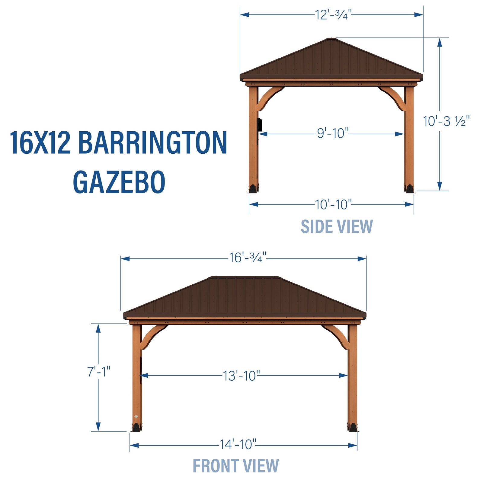 16×12 Barrington Gazebo