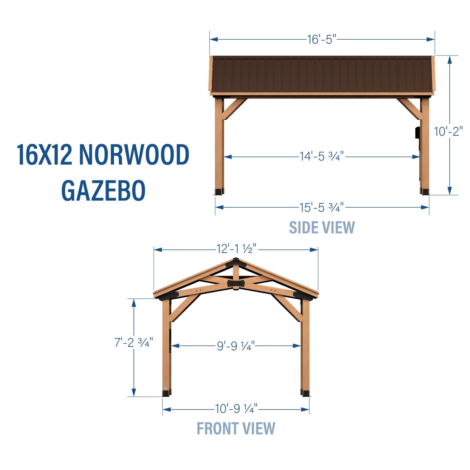 16×12 Norwood Gazebo