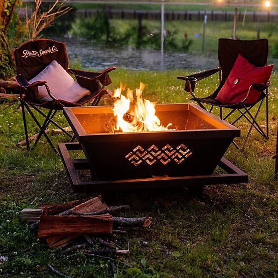 RedStone 43.3 in. Square Wood-Burning Fire Pit
