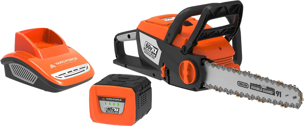 Yard Force YF60VRX 16″ Electric Chainsaw 60V Lithium-Ion with Fast Charger New