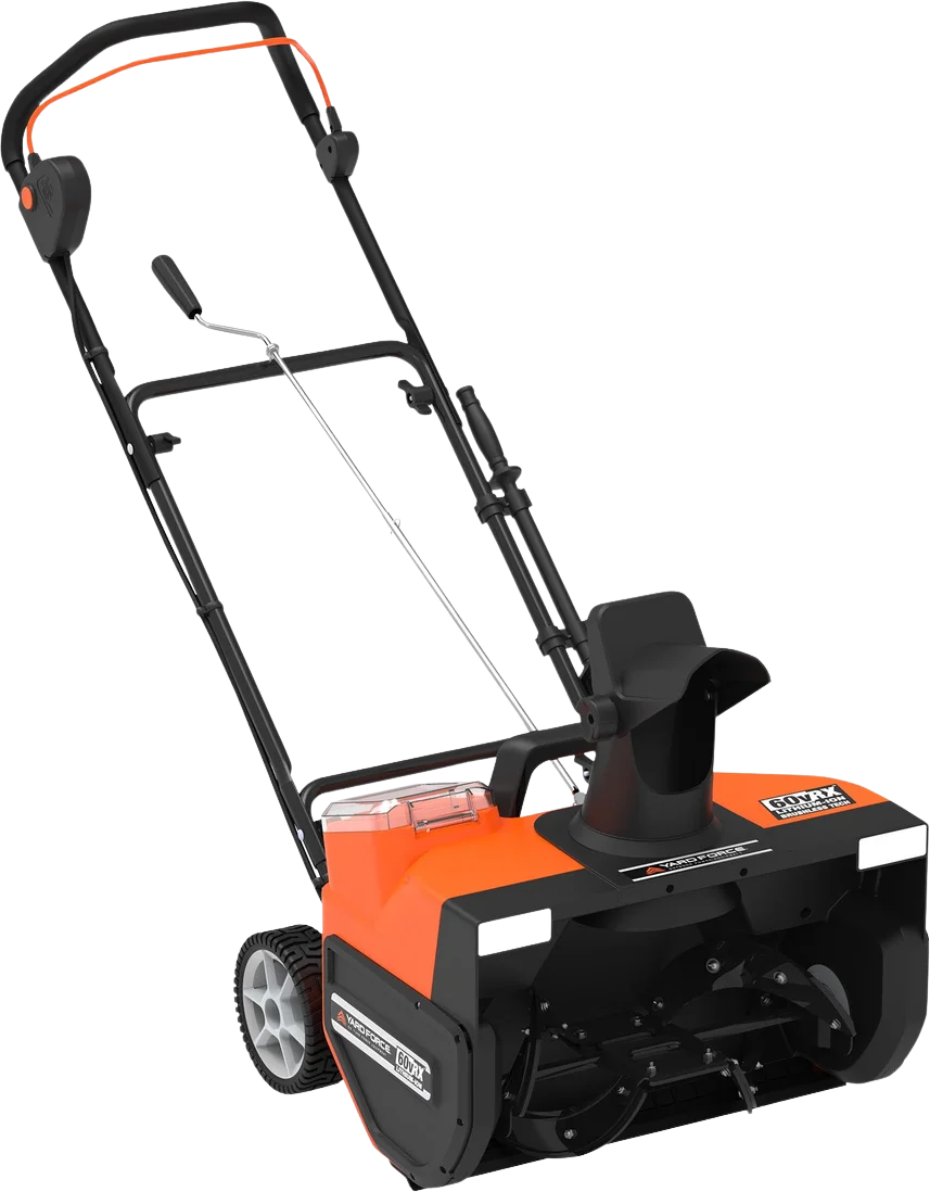 Yard Force YF60VRX Single-Stage Snow Blower 22″ w/ Lithium-Ion Battery and Fast Charger 60V New