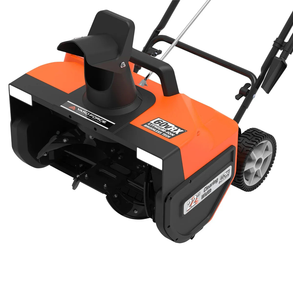 Yard Force YF60VRX Single-Stage Snow Blower 22″ w/ Lithium-Ion Battery and Fast Charger 60V New