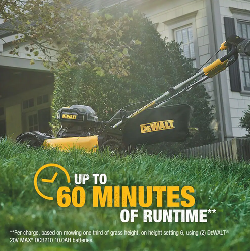 21.5 in. 20-V Li-Ion Cordless Battery Walk Behind Self Propelled Mower w/Hedge,Bare Trimmer,Blower,Cleaner,Pole/Hand Saw