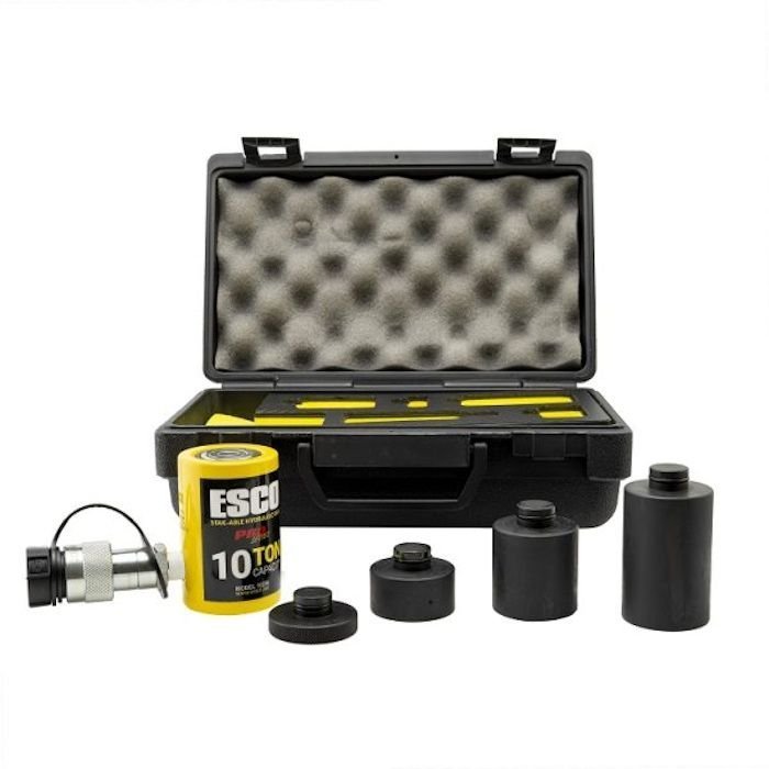 ESCO 10-Ton Hydraulic Stak-Able Ram Kit with 1 Quart Pump