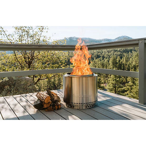 Solo Stove 19.5 in. Bonfire 2.0 Wood-Burning Fire Pit with Stand and Shelter