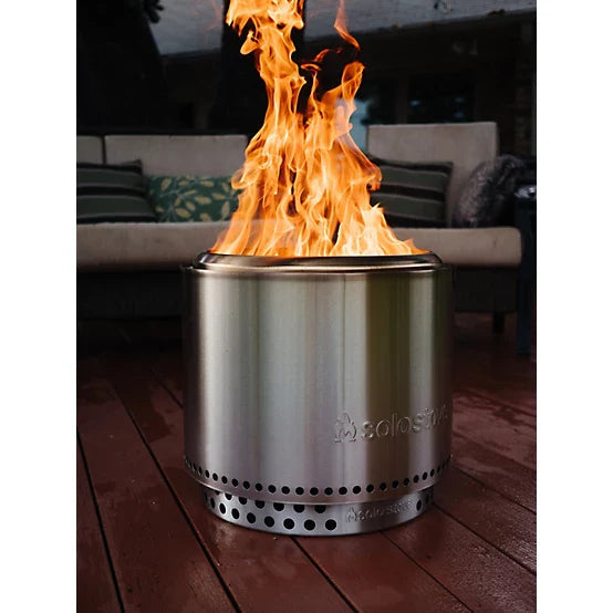 Solo Stove 19.5 in. Bonfire 2.0 Wood-Burning Fire Pit with Stand and Shelter