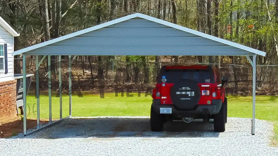 20x20x7 Two Car Carport | Steel Carports