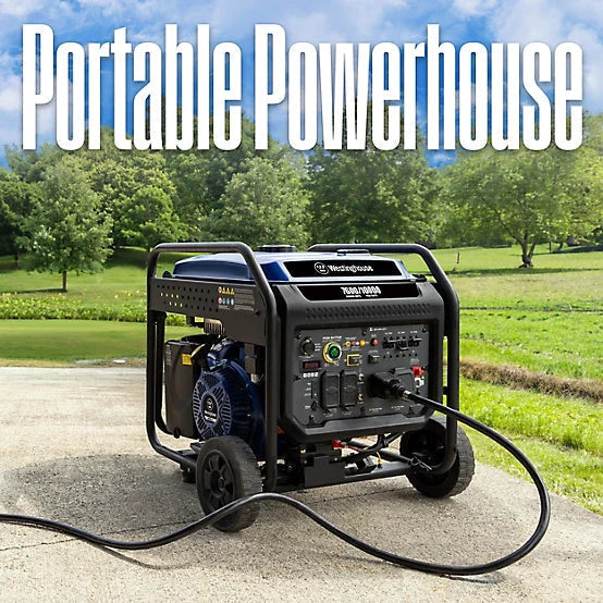 Westinghouse 10,000/7,600-Watt Gasoline Powered Portable Inverter Generator, Remote Start with CO Sensor