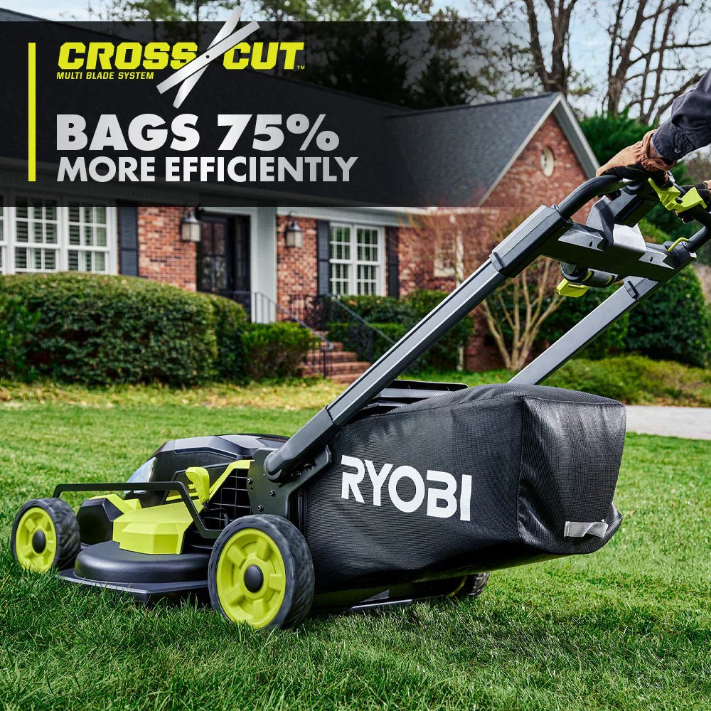 RYOBI 80v Hp brushless 30″ self-propelled dual-blade lawn mower kit