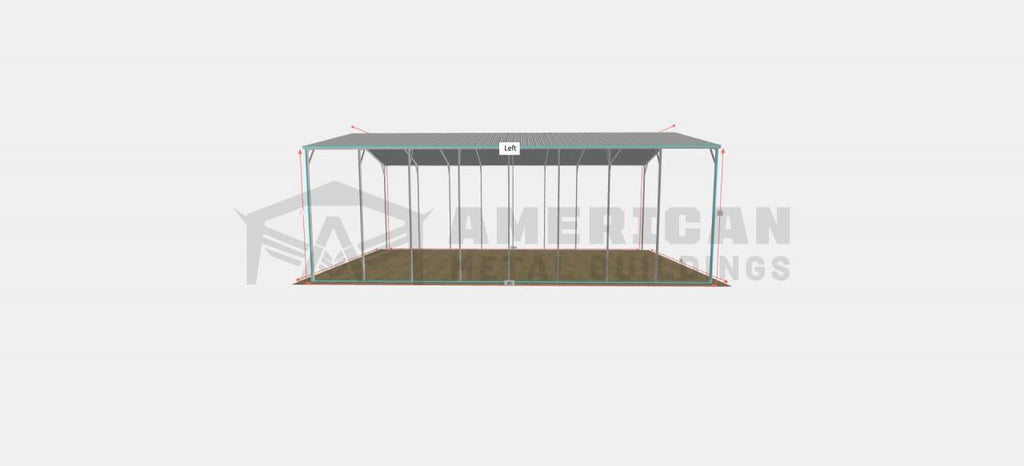 24x40x14 Steel Carport