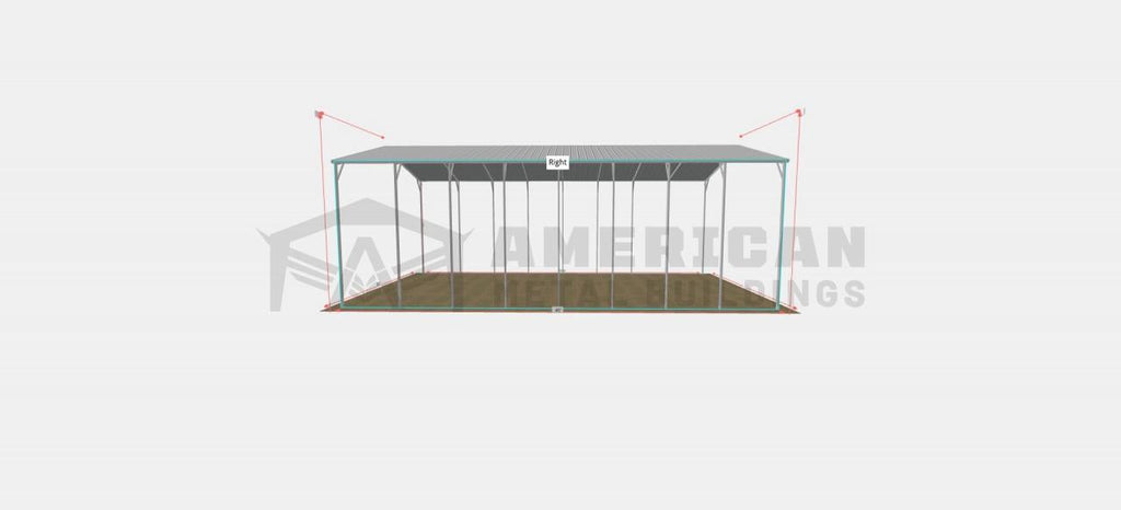 24x40x14 Steel Carport