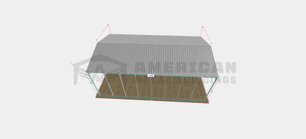 24x40x14 Steel Carport