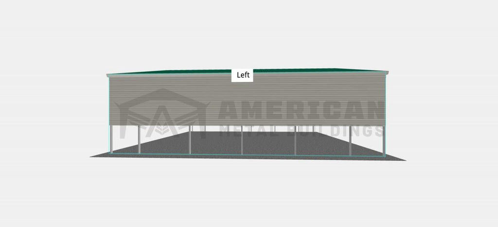 24x25x8 Steel Carport