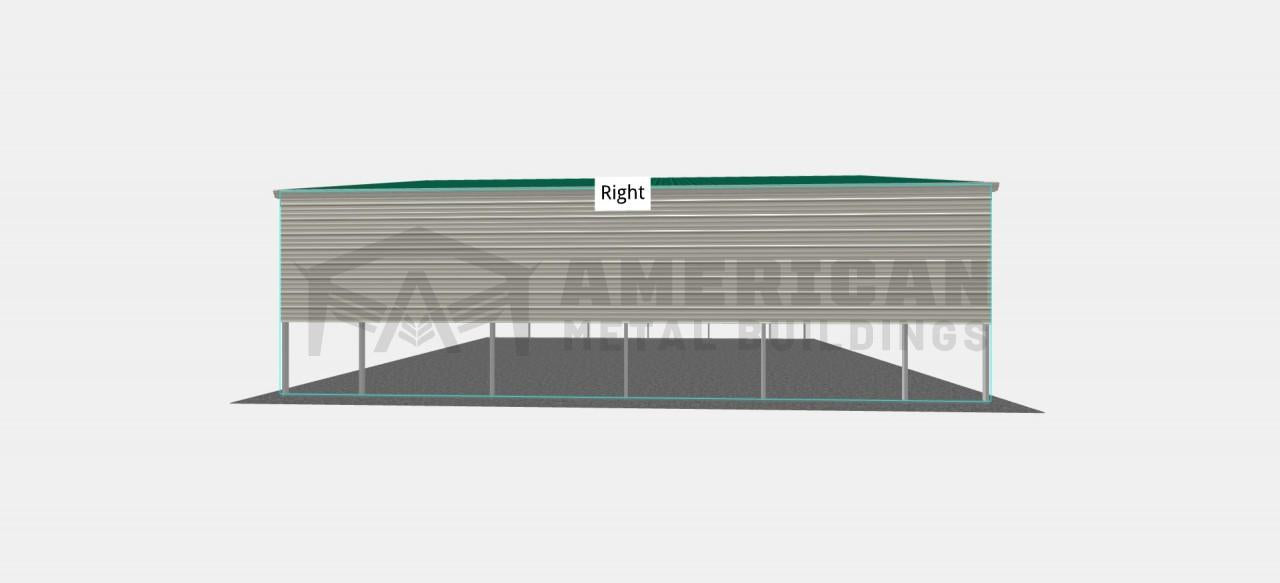 24x25x8 Steel Carport