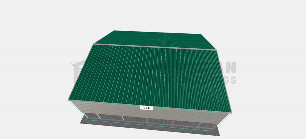 24x25x8 Steel Carport