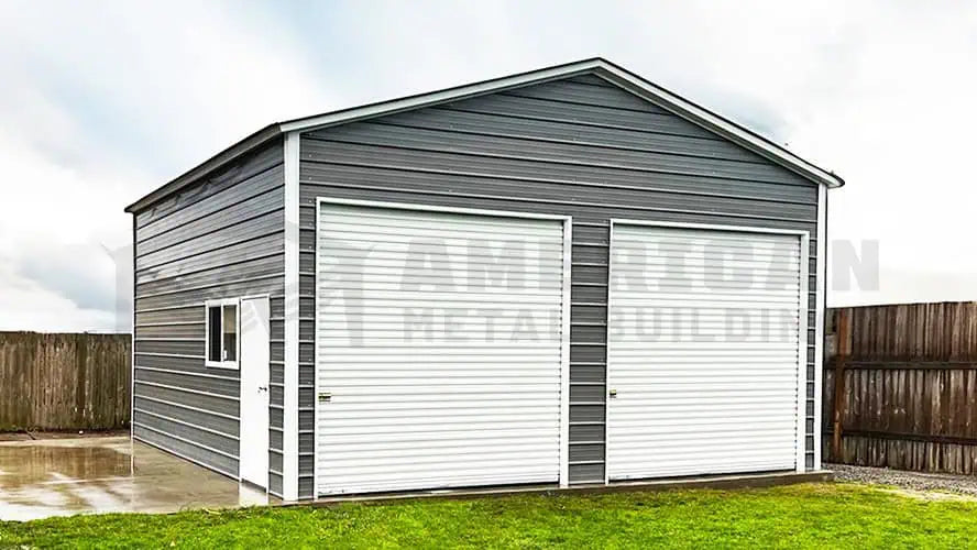 24x36x10 Two Car Garage | 24x36 metal garages for sale | 24x36 steel buildings near me