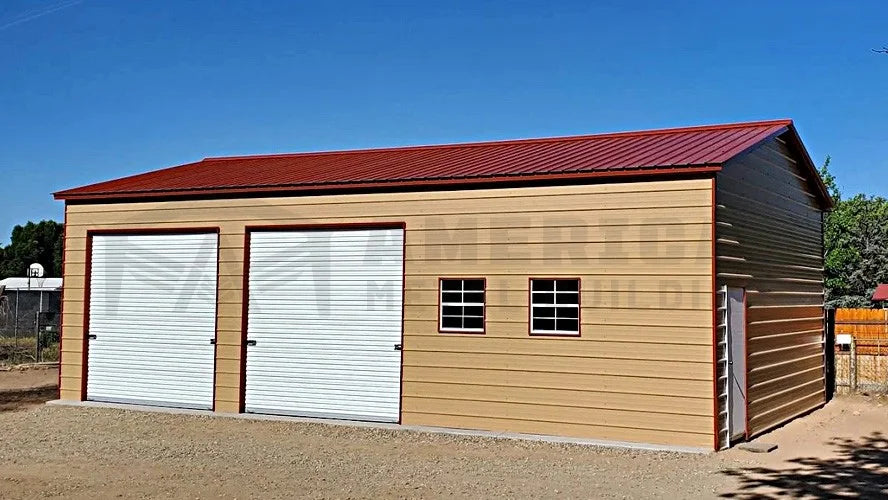 24x40x10 Metal Garage | Custom & Durable