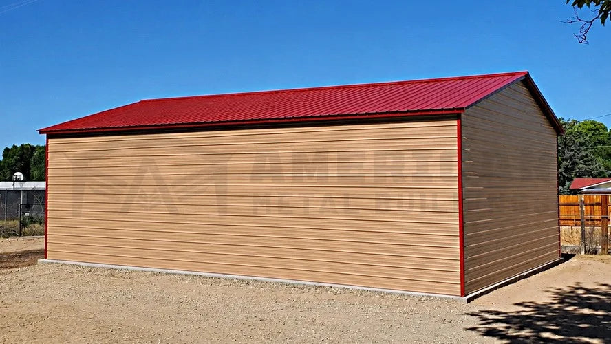 24x40x10 Metal Garage