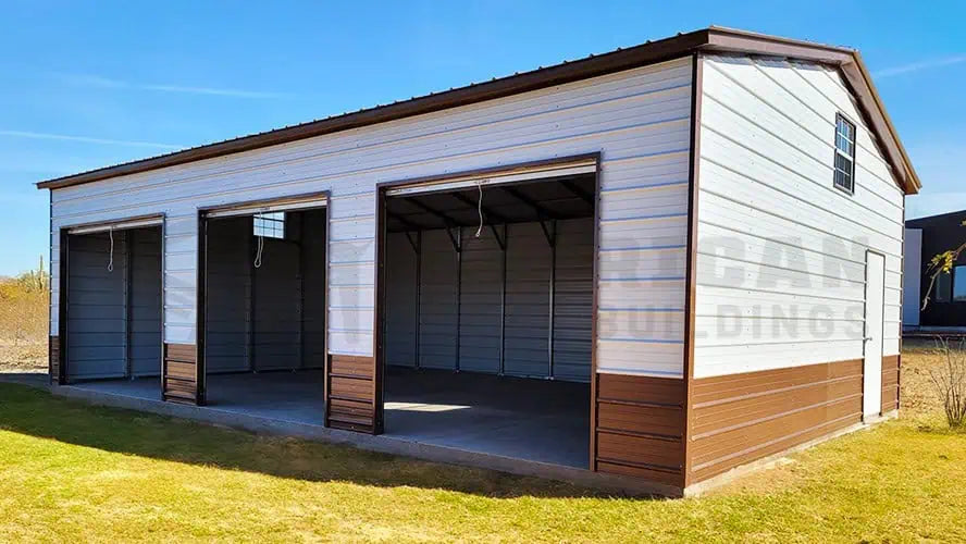 24x40x10 Three Car Garage | 24x40 metal buildings for sale