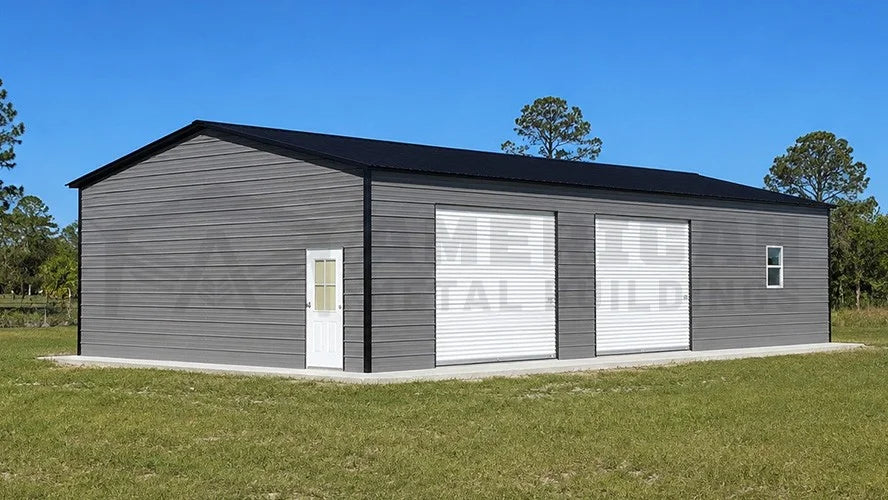 25x60x12 Metal Garage