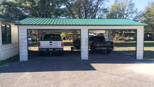 26x30 Double Carport | Metal Carport Cost | Steel Carport Prices